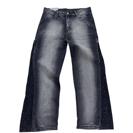 JEANS DIAMOND ZIP.