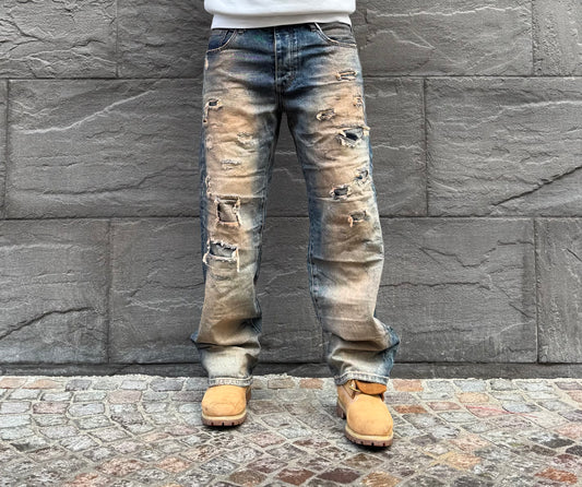 JEANS BAGGY MOD. ZARA SABBIATO
