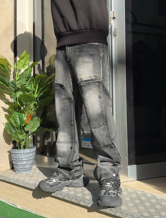 JEANS BOTTON PIOMBO