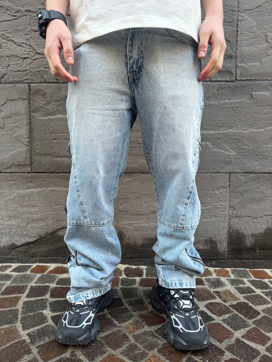 BAGGY ZIP LATERALI